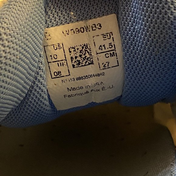 New Balance Blue and White Athletic Shoes - Picture 9 of 9